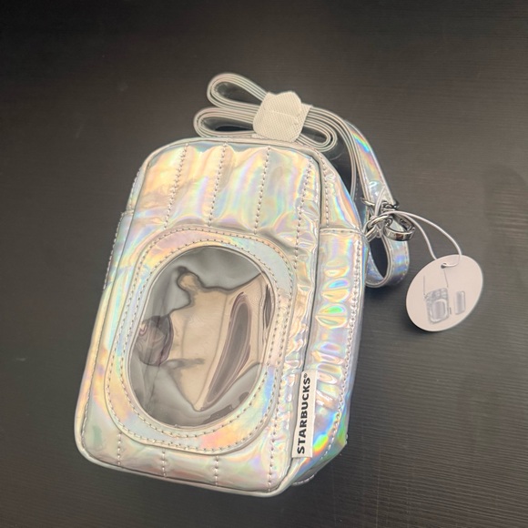 Starbucks 2024 China Summer Night Starry Sky bearista 7oz crossbody bag - Picture 2 of 11